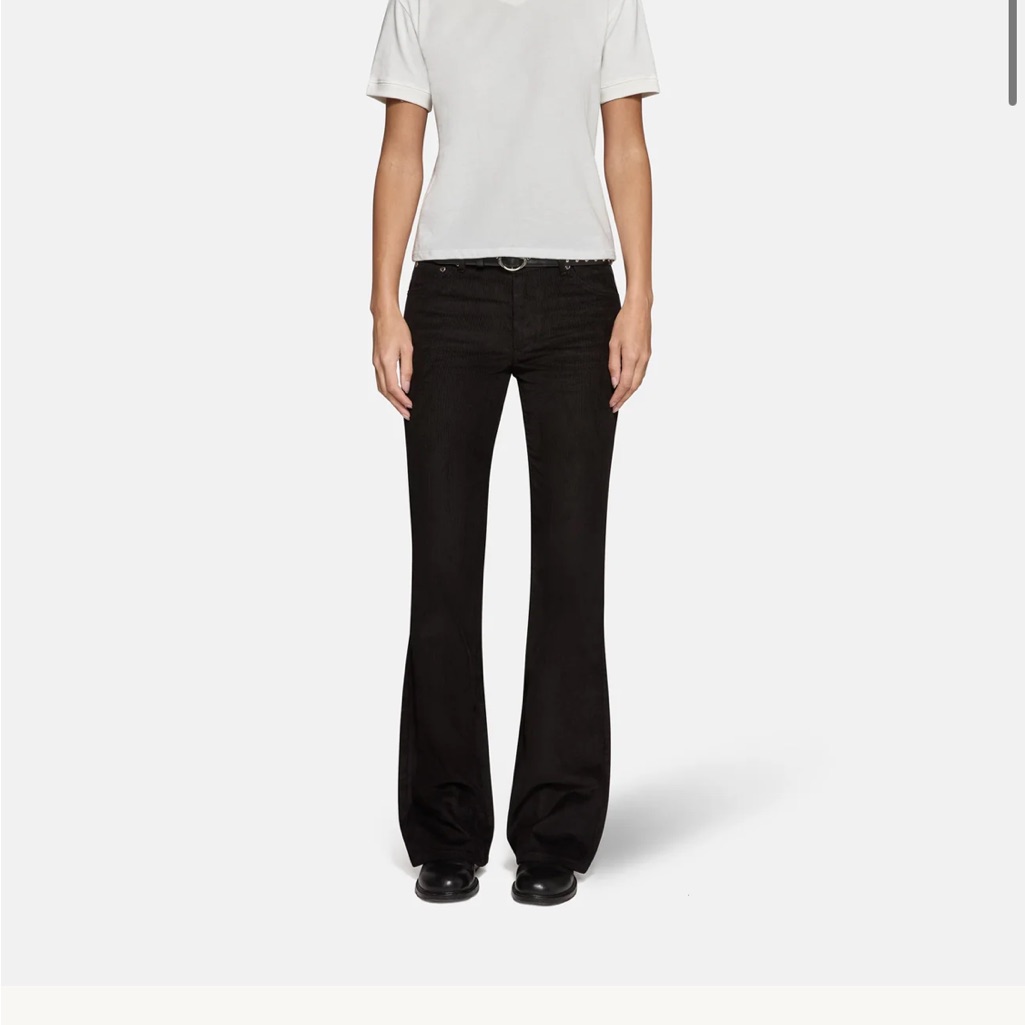 Eb Denim Black Flare Jeans For Women